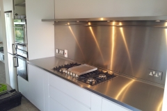 made to measure stainless steel splashback